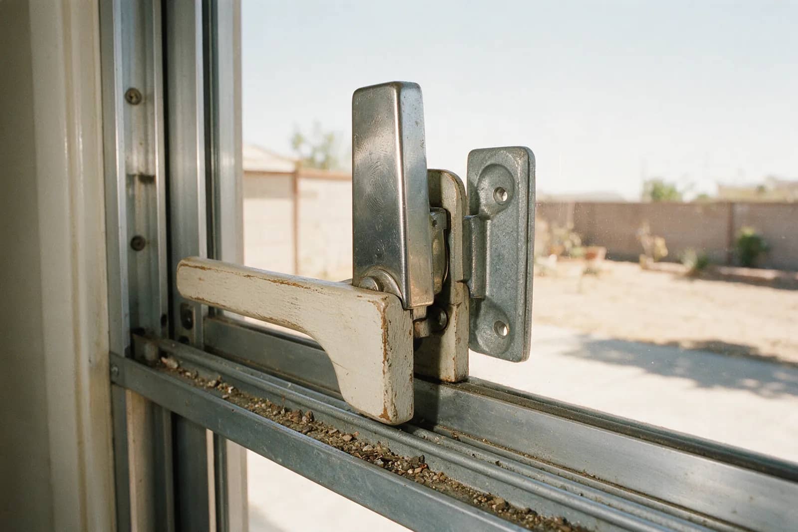 The Aluminum Patio Slider on a Sixties Tract: Why the Factory Latch Gives Up
