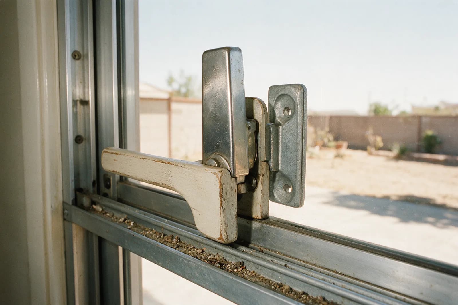 The Aluminum Patio Slider on a Sixties Tract: Why the Factory Latch Gives Up